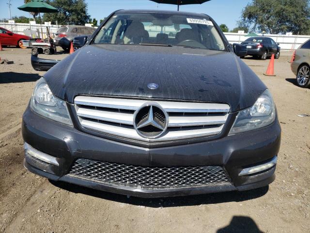 WDDGF4HB0CA633791 - 2012 MERCEDES-BENZ C 250 BLACK photo 5