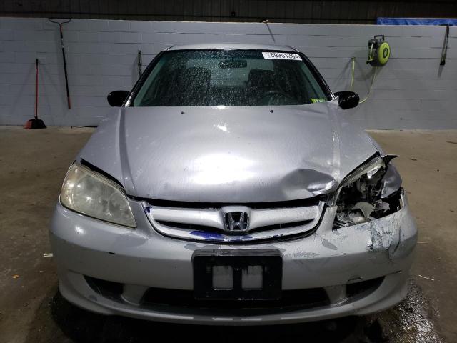 2HGES16335H522147 - 2005 HONDA CIVIC DX VP SILVER photo 5