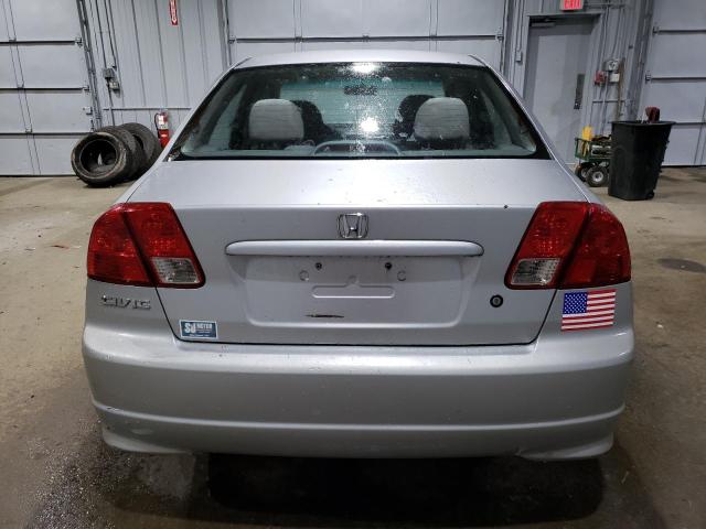 2HGES16335H522147 - 2005 HONDA CIVIC DX VP 银色 照片 6