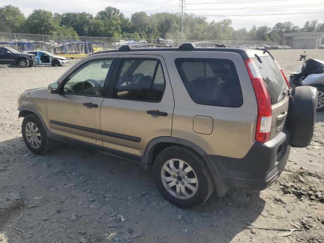 JHLRD68866C012236 - 2006 HONDA CR-V EX BEIGE photo 2