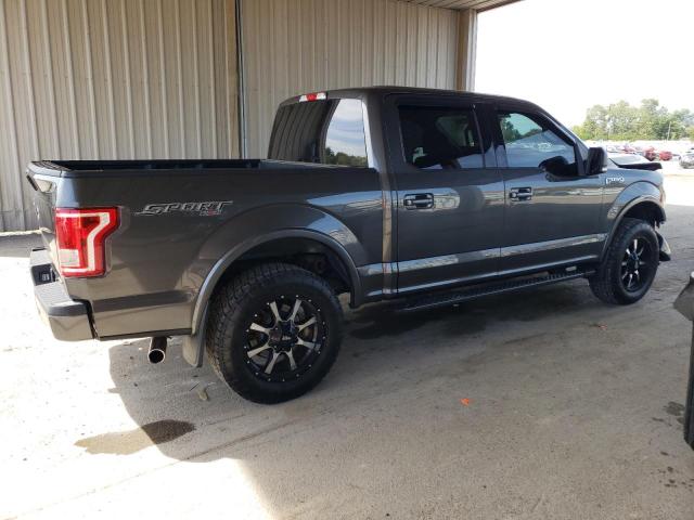 1FTEW1EF0FFC42087 - 2015 FORD F150 SUPERCREW GRAY photo 3