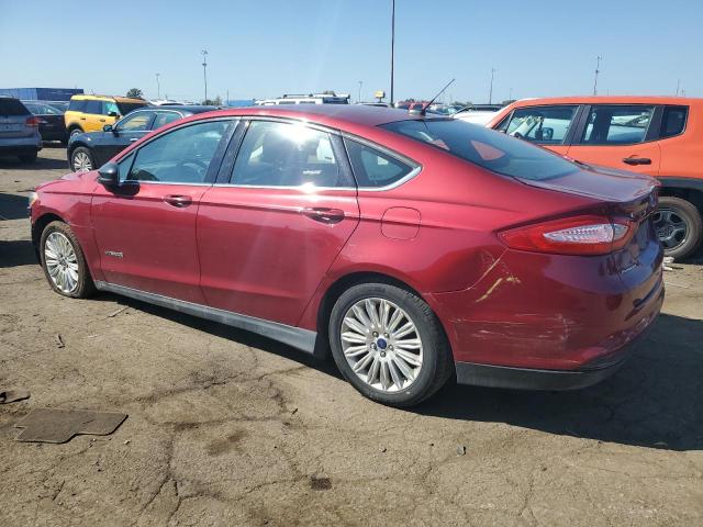 3FA6P0UU2ER267513 - 2014 FORD FUSION S HYBRID RED photo 2