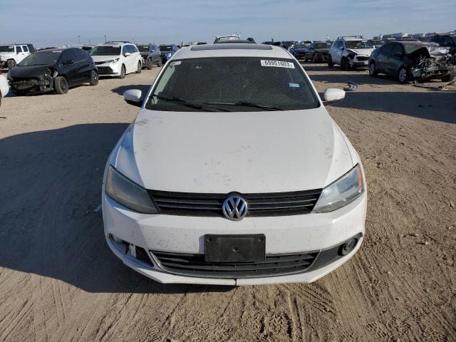 3VWLX7AJ9DM363356 - 2013 VOLKSWAGEN JETTA SEL WHITE photo 5