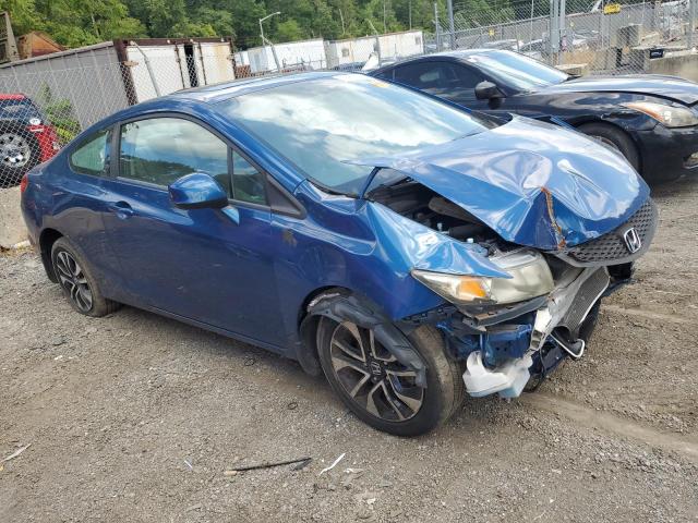 2HGFG3B87DH524193 - 2013 HONDA CIVIC EX BLUE photo 4