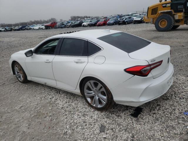 19UUB5F48MA001949 - 2021 ACURA TLX TECHNOLOGY WHITE photo 2