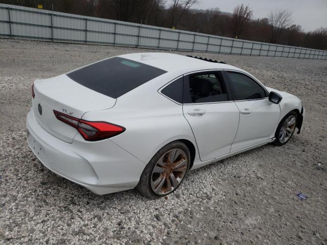 19UUB5F48MA001949 - 2021 ACURA TLX TECHNOLOGY WHITE photo 3