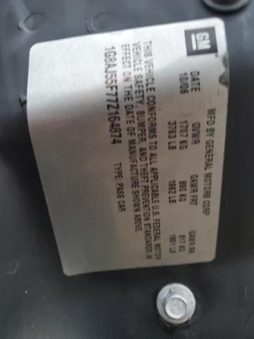 1G8AJ55F77Z164874 - 2007 SATURN ION LEVEL 2 GRAY photo 12