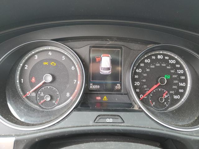 1V2UR2CA6KC553341 - 2019 VOLKSWAGEN ATLAS SE შავი ფოტო 9