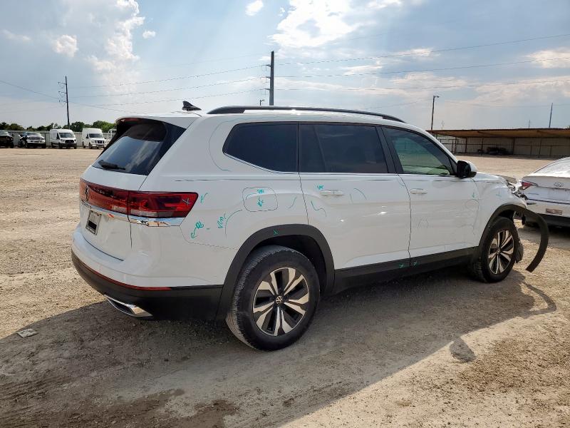 1V2DR2CA9RC510753 - 2024 VOLKSWAGEN ATLAS SE Ақ фото 3