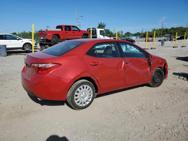 5YFBURHE8KP899748 - 2019 TOYOTA COROLLA L RED photo 3