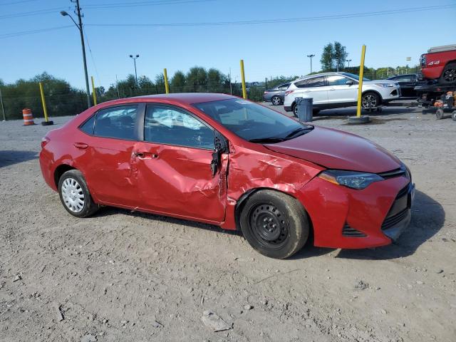 5YFBURHE8KP899748 - 2019 TOYOTA COROLLA L RED photo 4