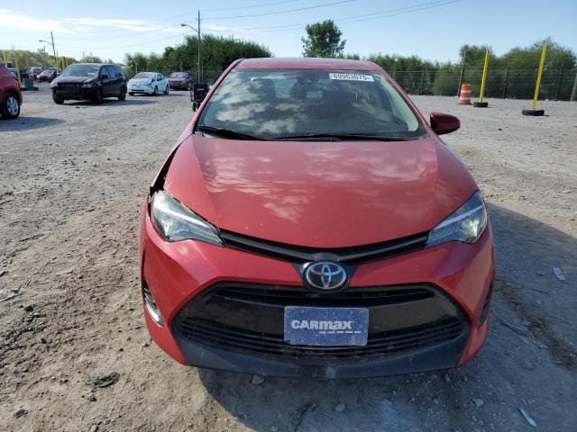 5YFBURHE8KP899748 - 2019 TOYOTA COROLLA L RED photo 5