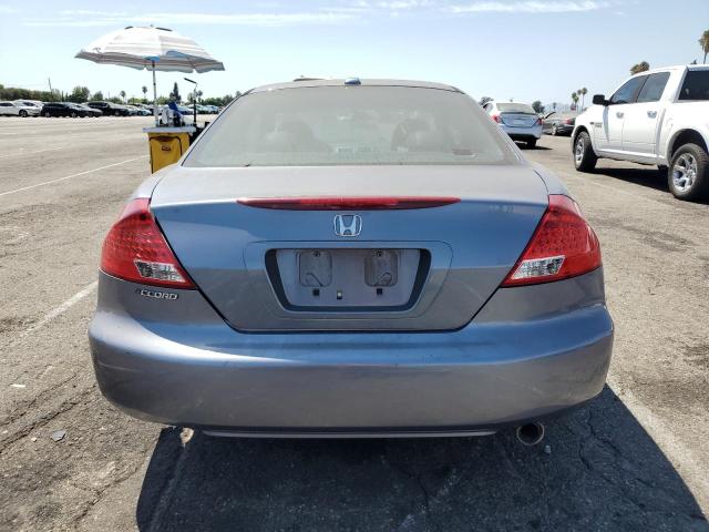 1HGCM72677A019744 - 2007 HONDA ACCORD EX BLUE photo 6