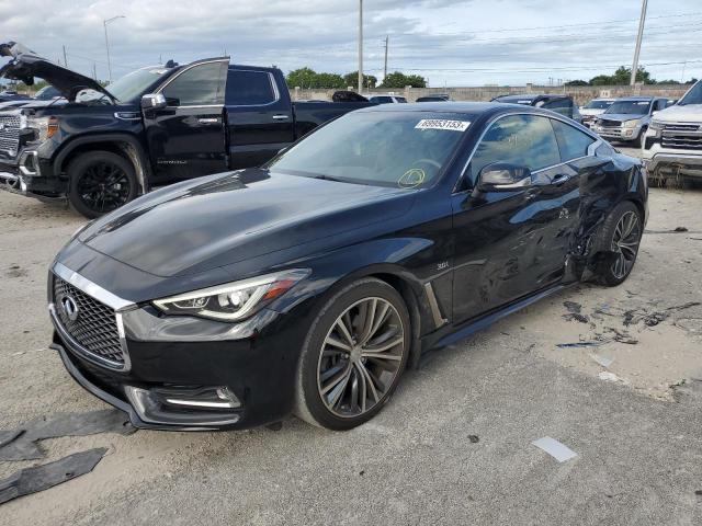 JN1EV7EK4JM343157 - 2018 INFINITI Q60 LUXE 300 BLACK photo 1