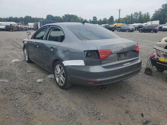 3VWLA7AJ2FM226909 - 2015 VOLKSWAGEN JETTA TDI GRAY photo 2