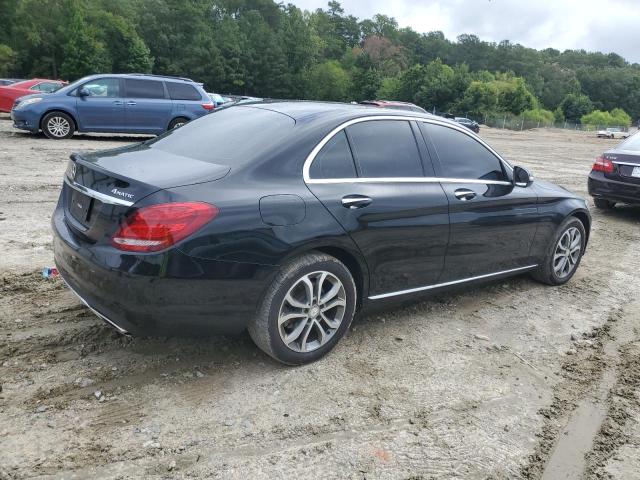 55SWF4KB7FU040261 - 2015 MERCEDES-BENZ C 300 4MATIC BLACK photo 3