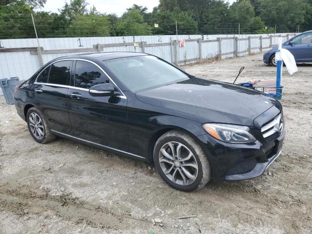 55SWF4KB7FU040261 - 2015 MERCEDES-BENZ C 300 4MATIC BLACK photo 4