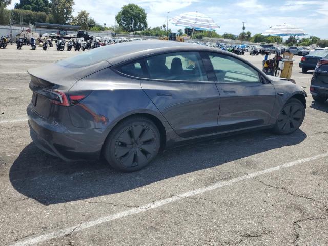 5YJ3E1EAXSF969606 - 2025 TESLA MODEL 3 GRAY photo 3
