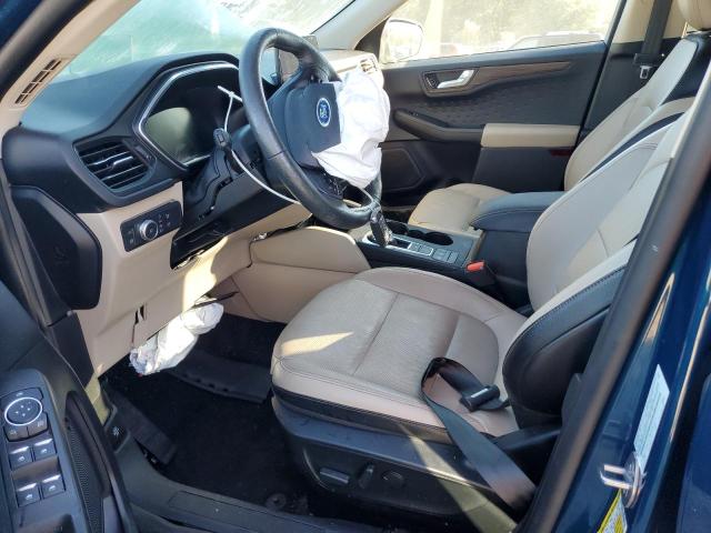 1FMCU9DZ1LUA73014 - 2020 FORD ESCAPE TITANIUM 蓝色 照片 7