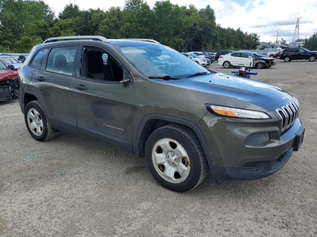 1C4PJLAB0GW115072 - 2016 JEEP CHEROKEE SPORT 绿色 照片 4