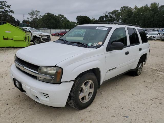 1GNDT13SX22493065 - 2002 CHEVROLET TRAILBLAZE WHITE photo 1