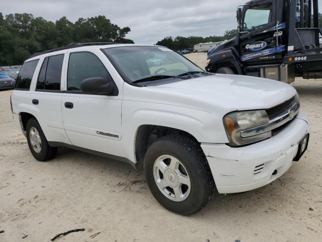 1GNDT13SX22493065 - 2002 CHEVROLET TRAILBLAZE WHITE photo 4