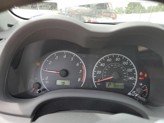 2T1BU4EE7AC528974 - 2010 TOYOTA COROLLA BASE SILVER photo 9