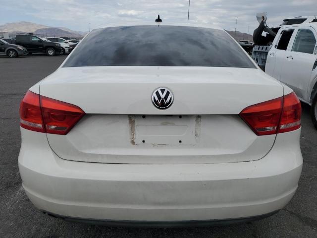 1VWBV7A36FC047517 - 2015 VOLKSWAGEN PASSAT SE WHITE photo 6