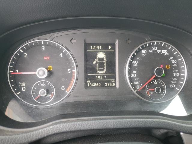 1VWBV7A36FC047517 - 2015 VOLKSWAGEN PASSAT SE WHITE photo 9