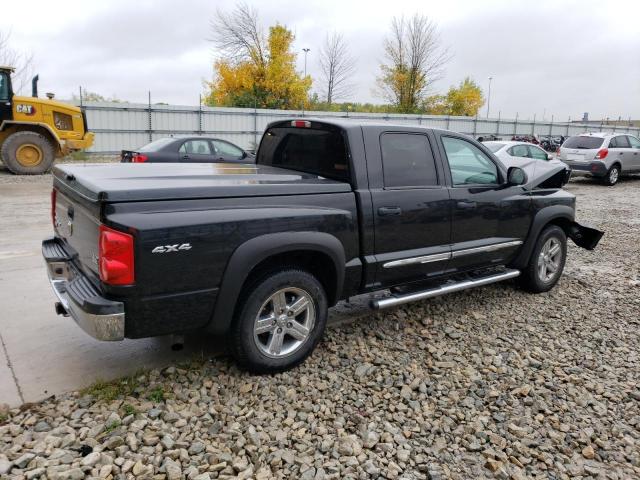 1D7HW58N28S624273 - 2008 DODGE DAKOTA QUAD LARAMIE BLACK photo 3