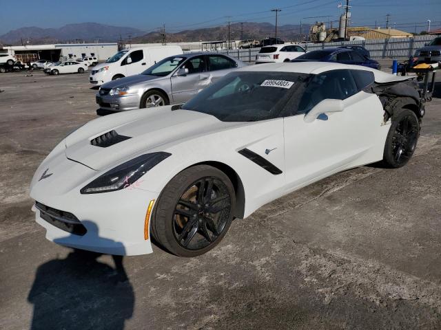 1G1YB2D71J5105935 - 2018 CHEVROLET CORVETTE STINGRAY 1LT WHITE photo 1