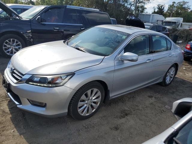 1HGCR3F8XDA002325 - 2013 HONDA ACCORD EXL SILVER photo 1