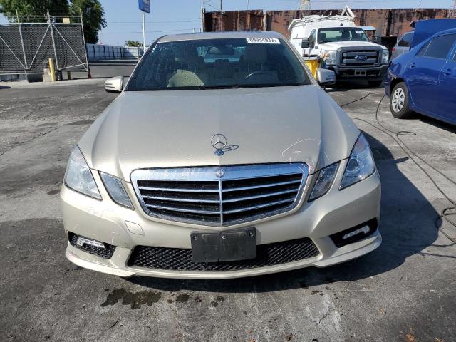 WDDHF5GB4BA475806 - 2011 MERCEDES-BENZ E 350 BEIGE photo 5