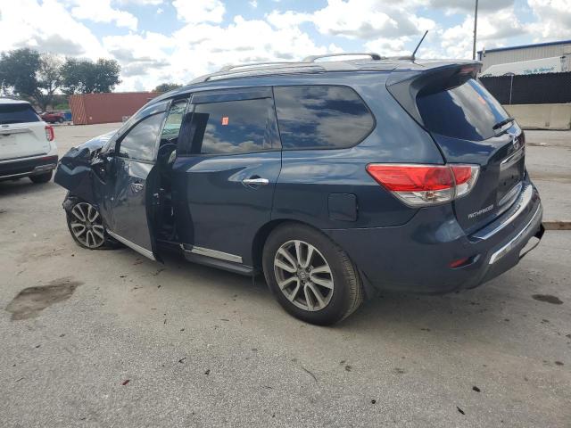 5N1AR2MN5EC692415 - 2014 NISSAN PATHFINDER S Կապույտ լուսանկար 2
