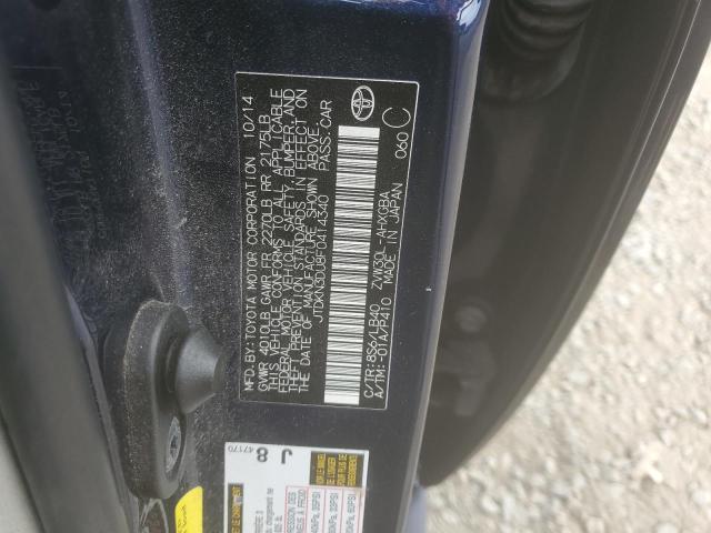 JTDKN3DU8F0414340 - 2015 TOYOTA PRIUS Көк фото 12