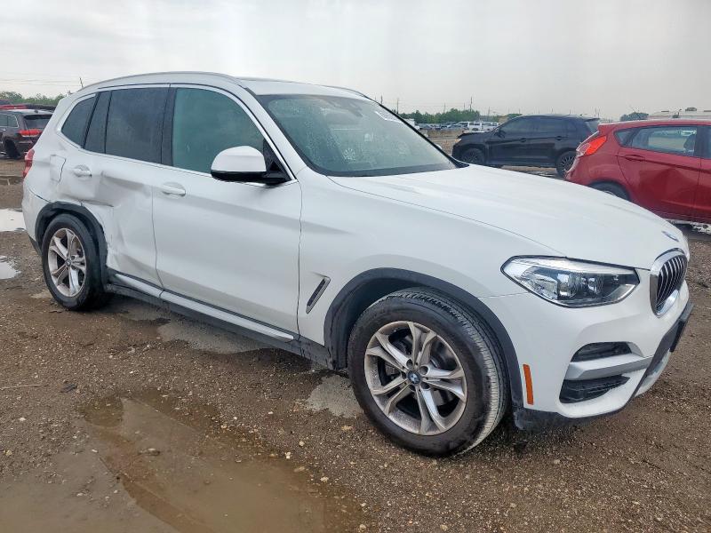 5UXTY3C0XM9G96081 - 2021 BMW X3 SDRIVE30I თეთრი ფოტო 4