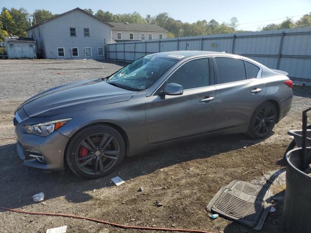 JN1BV7AR3FM411073 - 2015 INFINITI Q50 BASE CHARCOAL photo 1