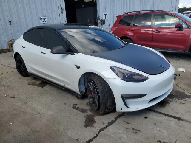 5YJ3E1EA1PF678256 - 2023 TESLA MODEL 3 白色 照片 4