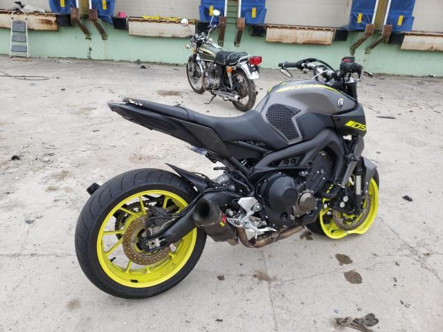 JYARN53E4JA003844 - 2018 YAMAHA MT09 GRAY photo 4