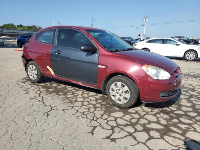 KMHCM36CX7U045837 - 2007 HYUNDAI ACCENT GS BURGUNDY photo 4