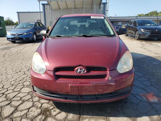 KMHCM36CX7U045837 - 2007 HYUNDAI ACCENT GS BURGUNDY photo 5