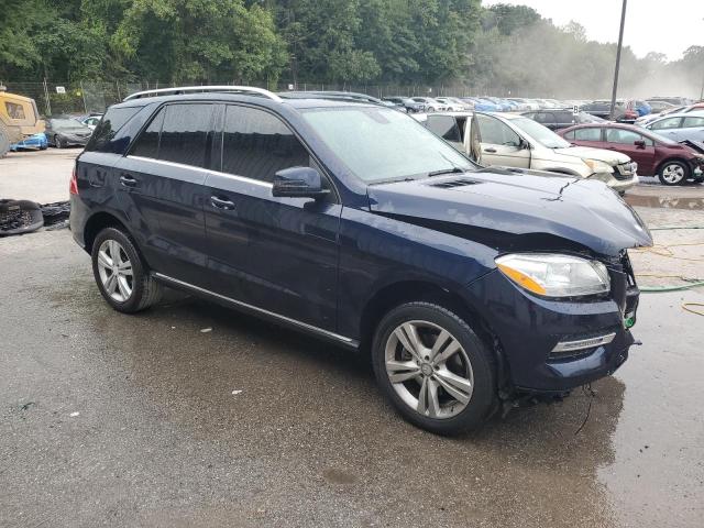 4JGDA5HB7EA269479 - 2014 MERCEDES-BENZ ML 350 4MATIC BLUE photo 4