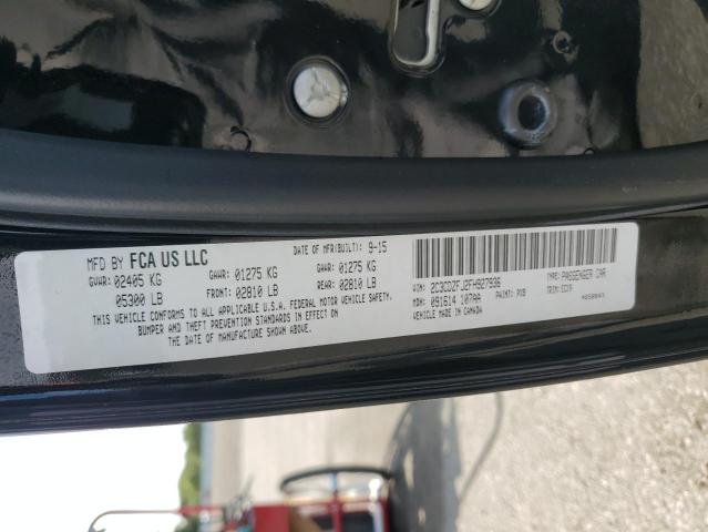 2C3CDZFJ2FH927936 - 2015 DODGE CHALLENGER R/T SCAT PACK BLACK photo 12