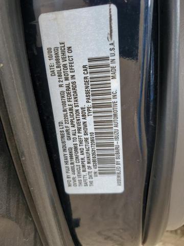 4S3BE635317206510 - 2001 SUBARU LEGACY L 蓝色 照片 12