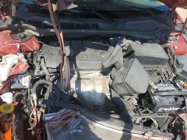 4T1BF3EK6BU592336 - 2011 TOYOTA CAMRY BASE Rojo foto 11