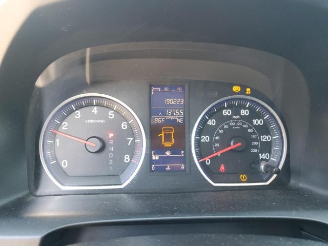 JHLRE4H56AC005464 - 2010 HONDA CR-V EX BLACK photo 9