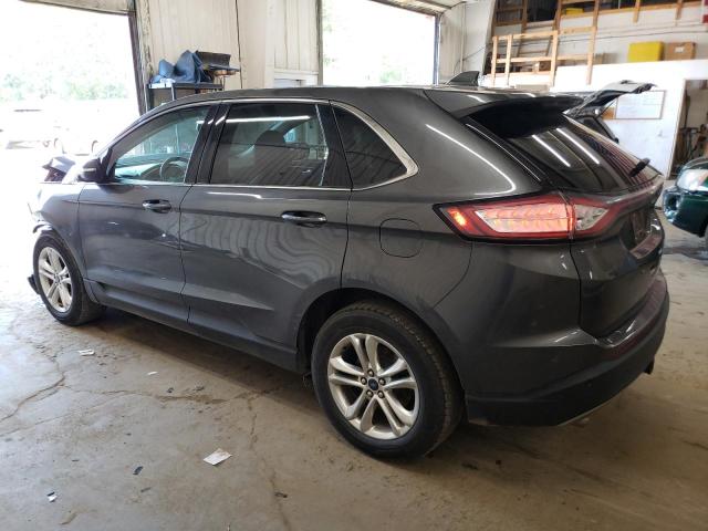 2FMTK4J96FBB75609 - 2015 FORD EDGE SEL GRAY photo 2