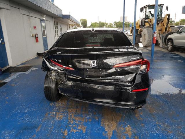 2HGFE2F59PH504581 - 2023 HONDA CIVIC SPORT أسود صورة 6