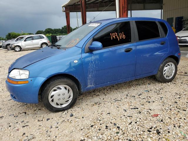 KL1TD666X6B682552 - 2006 CHEVROLET AVEO BASE BLUE photo 1