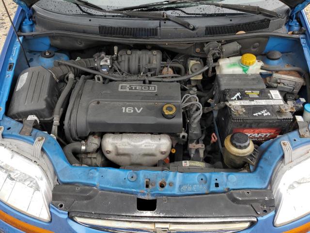 KL1TD666X6B682552 - 2006 CHEVROLET AVEO BASE BLUE photo 11